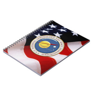 [100] NASA Emblem [3D] Anteckningsbok Med Spiral