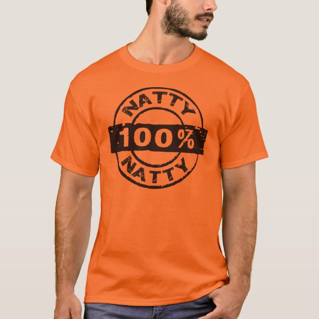 100 % Natty Bodybuilding Shirt Tröja (Framsida)