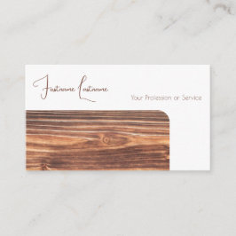 100 % naturlig ekologisk inredingsdesign av trä fr visitkort