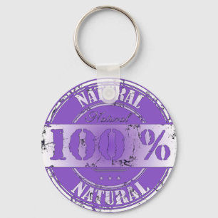 100 % naturlig nyckelkedja nyckelring