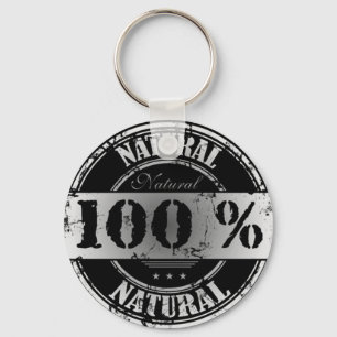 100 % naturlig nyckelkedja nyckelring