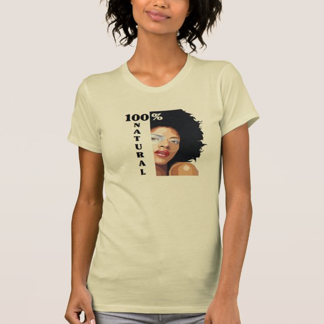 100% Naturlig T-shirt (Framsida)