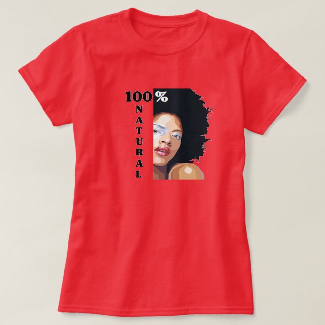 100 % naturlig T-transport T Shirt (Design framsida)