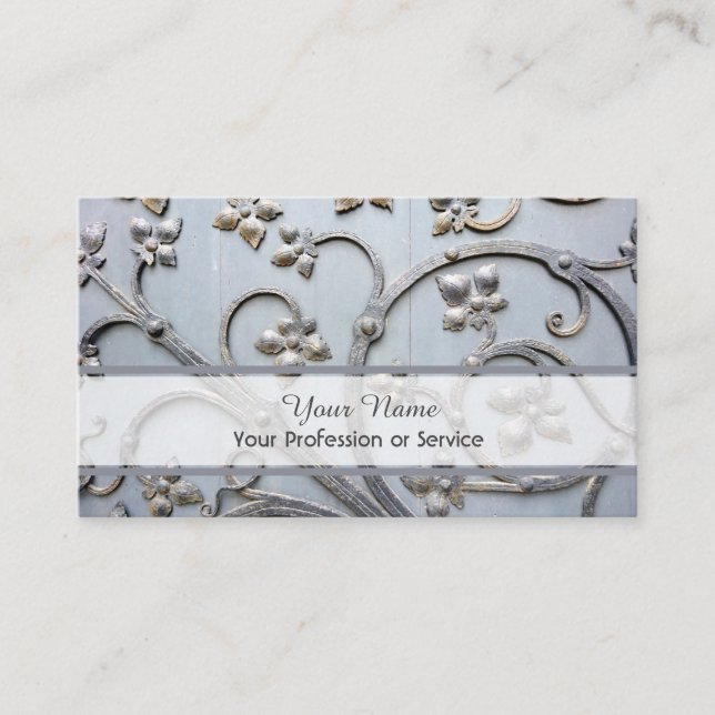 100 % naturligt organiskt affärskort av trä från s visitkort (Framsida)