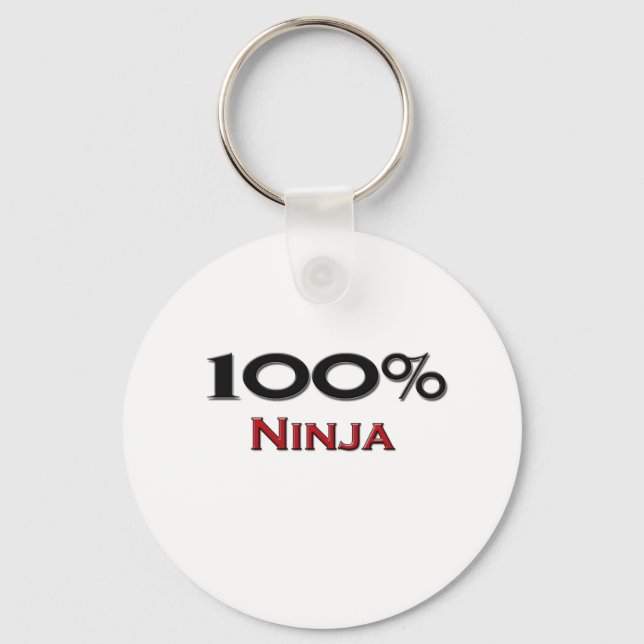100 % Ninja Nyckelring (Framsida)