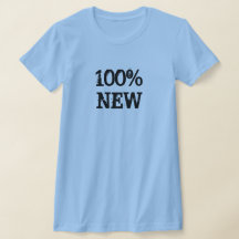 100% Ny Ljusblå
