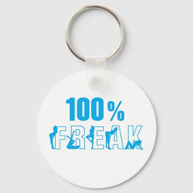 100 %-nyckelkedja för Freak Nyckelring (Framsida)