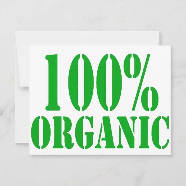 100 % organisk (Framsida)