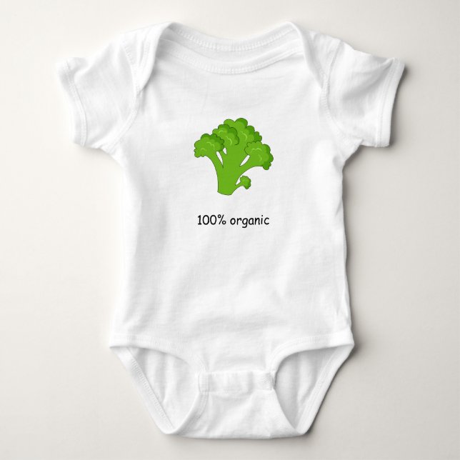 100% organisk babyBodysuit T-shirt (Framsida)