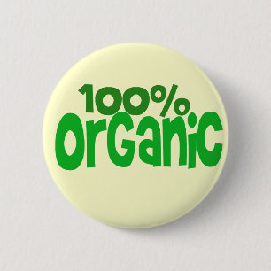 100 % organisk knapp