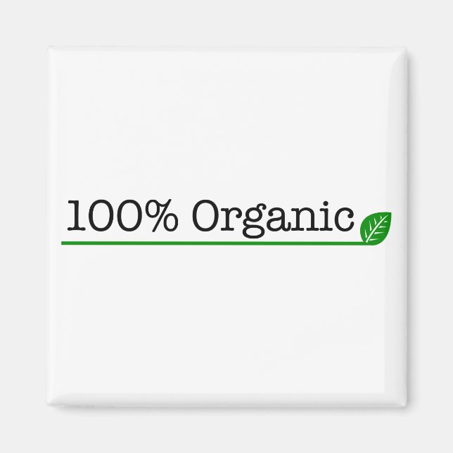 100 % organisk magnet (Framsidan)