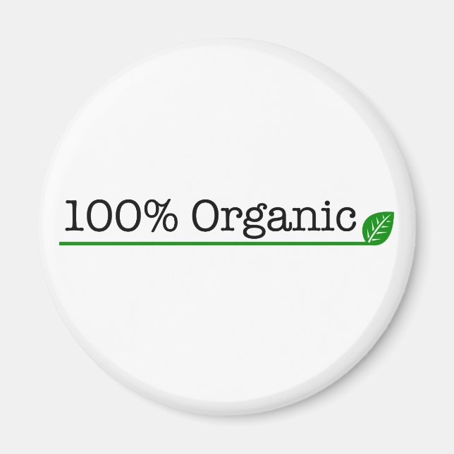 100 % organisk magnet (Framsidan)