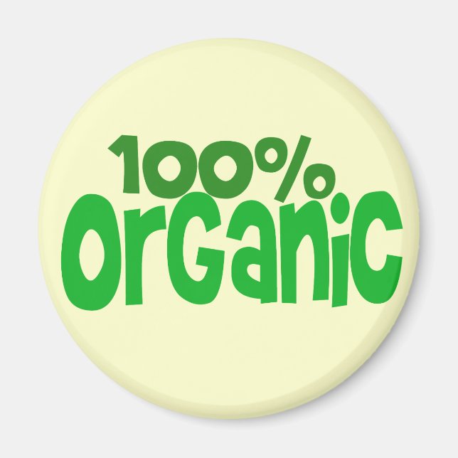 100 % organisk magnet (Framsidan)