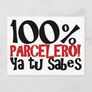 100 % Parcelero, du tu sabes Vykort