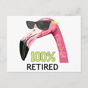 100 % pensionerad vykort