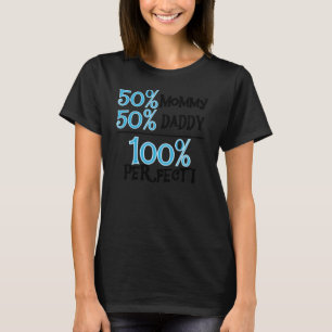 100 % Perfekt blå T Shirt
