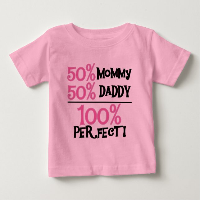 100 % Perfekt - Rosa Tshirts och gåvor (Framsida)