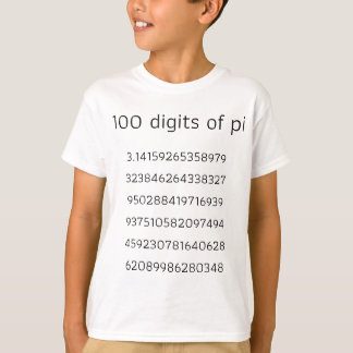 100 Pi-siffror T Shirt