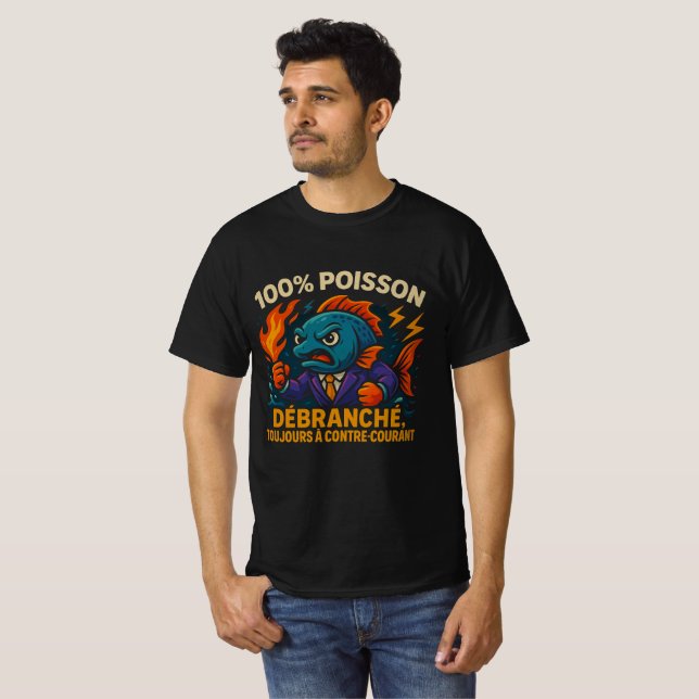 100 % POISSON T SHIRT (Hel framsida)