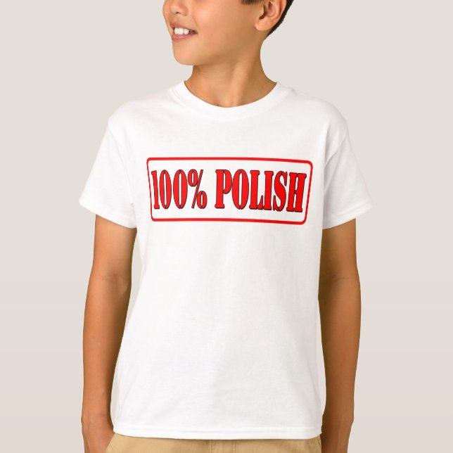 100 % polska tee shirt (Framsida)