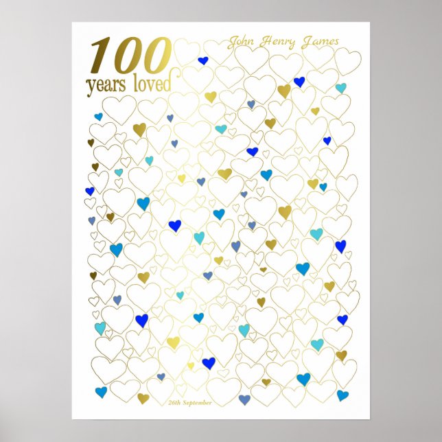 100 Poster - 100 år förlorad (Framsidan)