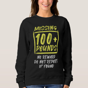 100 Pounds Borttappad Bariomic Surgery Weight L. T Shirt