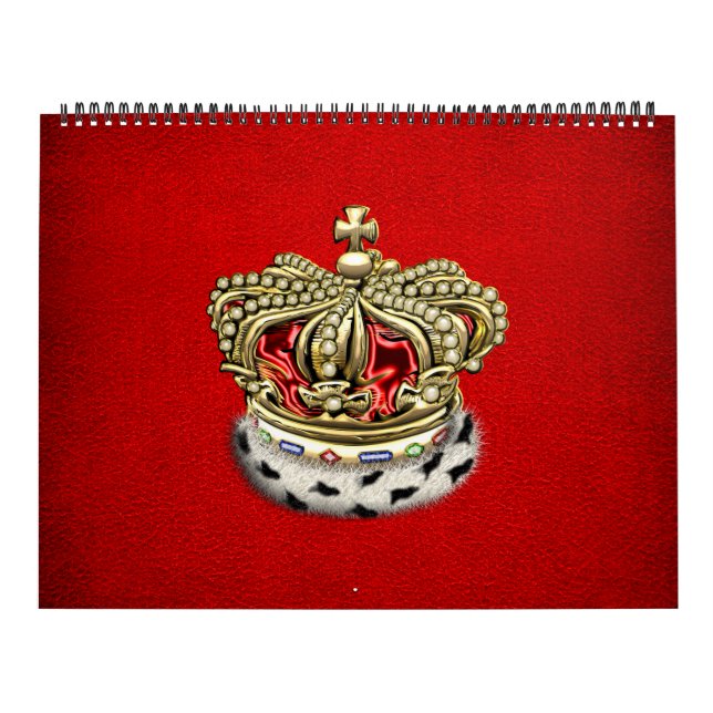 [100] Prince-Princess Kung-Queen Royal Krona Kalender (Omslag)