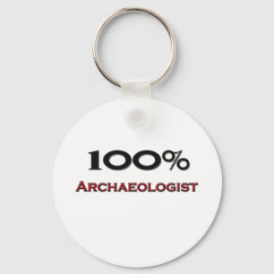 100 procent arkeolog nyckelring