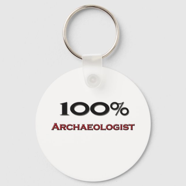 100 procent arkeolog nyckelring (Framsida)