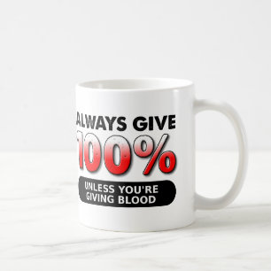 100 Procent Blod Rolig Mugg