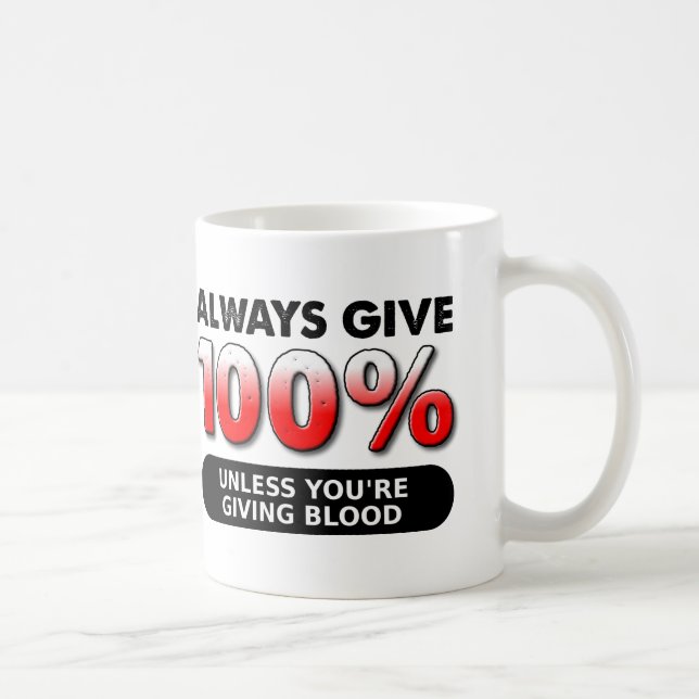100 Procent Blod Rolig Mugg (Höger)