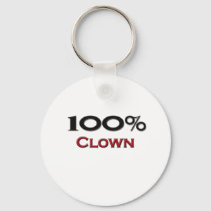100 procent clown nyckelring