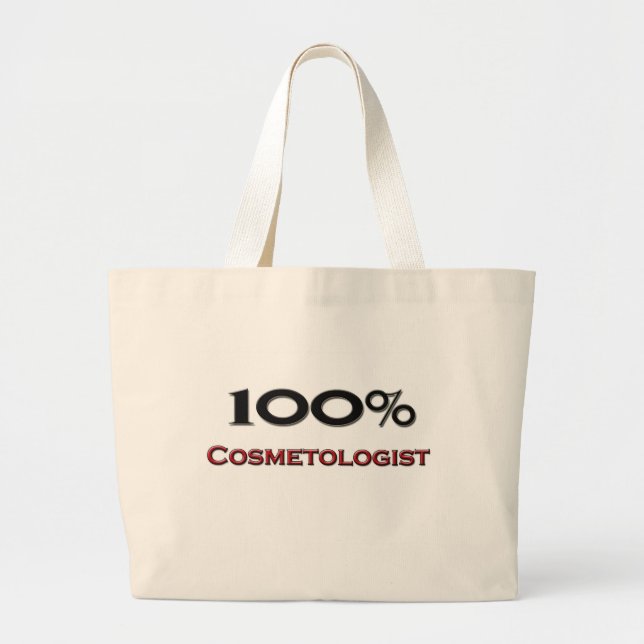 100 procent Cosmetologist Jumbo Tygkasse (Framsidan)