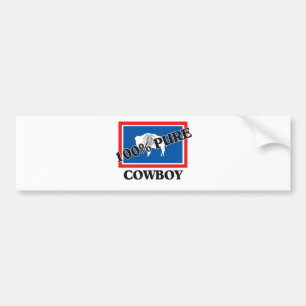100 procent Cowboy Bildekal