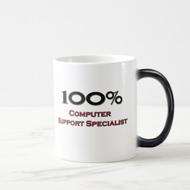 100 procent datorstödspecialist magisk mugg (Höger)
