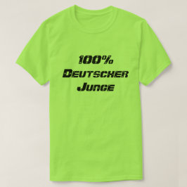100 procent Deutscher Junge 100-percens tysk pojke Tee Shirt