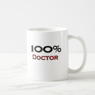 100 procent doktor kaffemugg