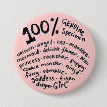 100 Procent Egentlig Specimen Flickknapp