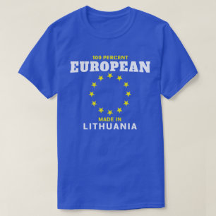 100 procent europé som göras i den Litauen T Shirt