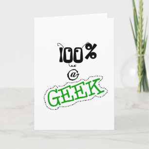 100 procent Geek Kort