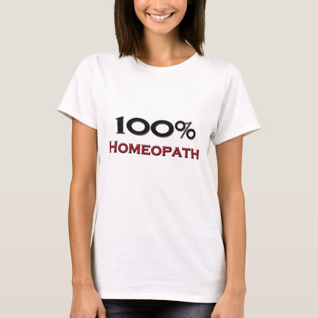 100 procent Homeopath T-shirt (Framsida)