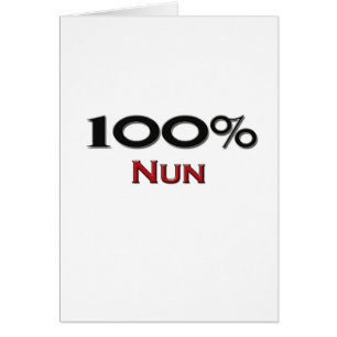 100 procent nunna hälsningskort