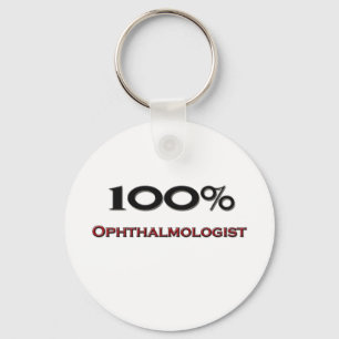 100 procent Ophthalmologist Nyckelring