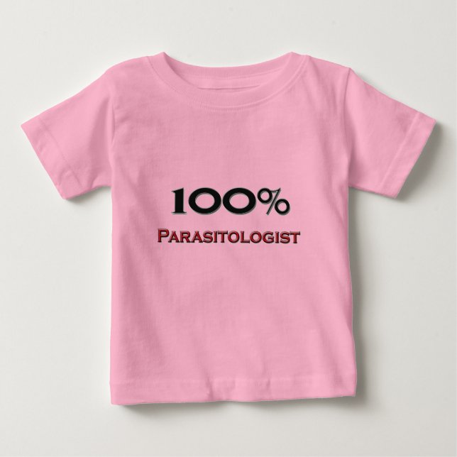 100 procent parasitolog tee shirt (Framsida)