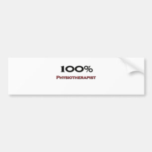 100 procent Physiotherapist Bildekal
