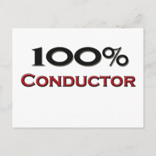 100-procentig konduktor vykort