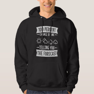 100 procents chans att jag berättar för dig progno hoodie