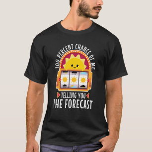 100 procents chans att jag berättar prognosen för t shirt