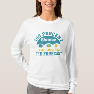 100 procents chans för mig att berätta prognosen f t shirt