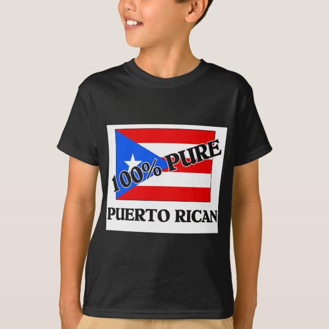 100 % PUERTO RICAN TEE (Framsida)